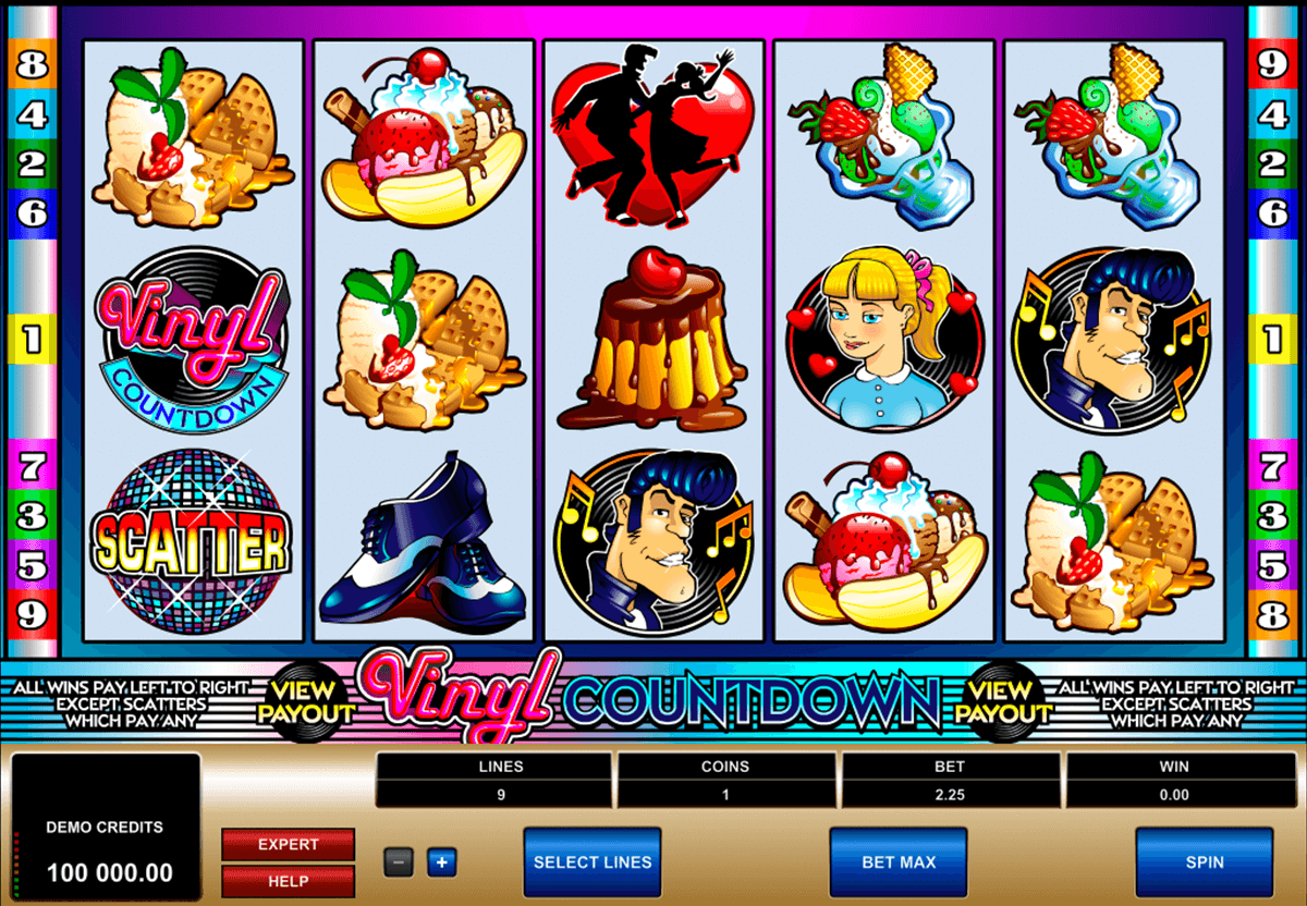 vinyl countdown microgaming slot machine 
