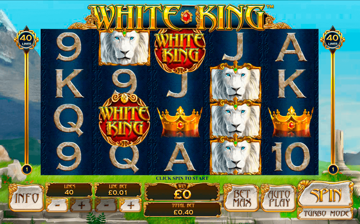 white king playtech slot machine 