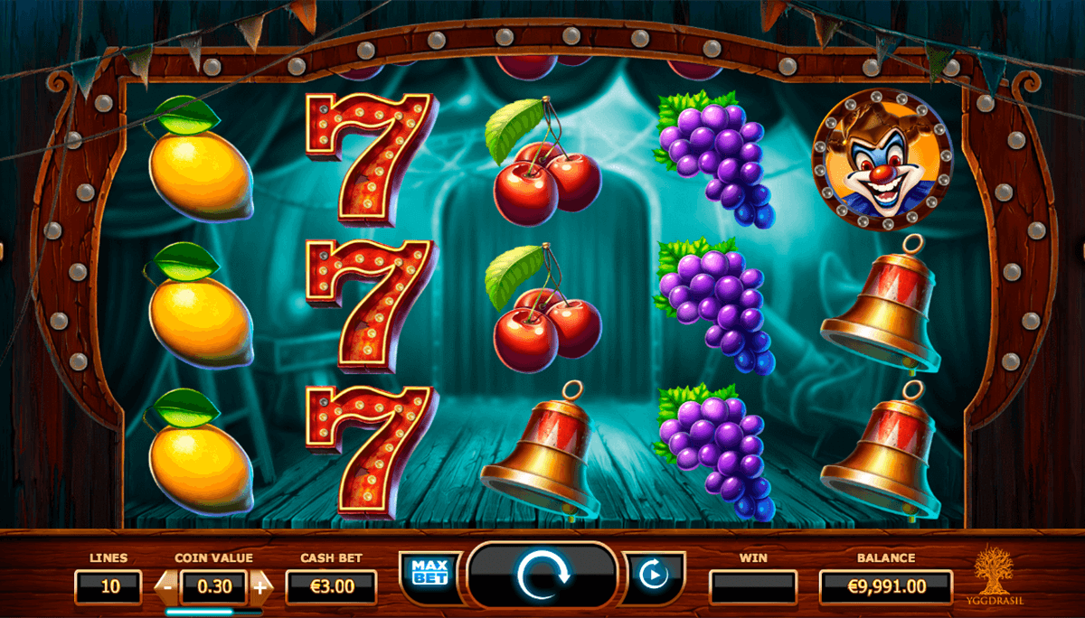 wicked circus yggdrasil slot machine 