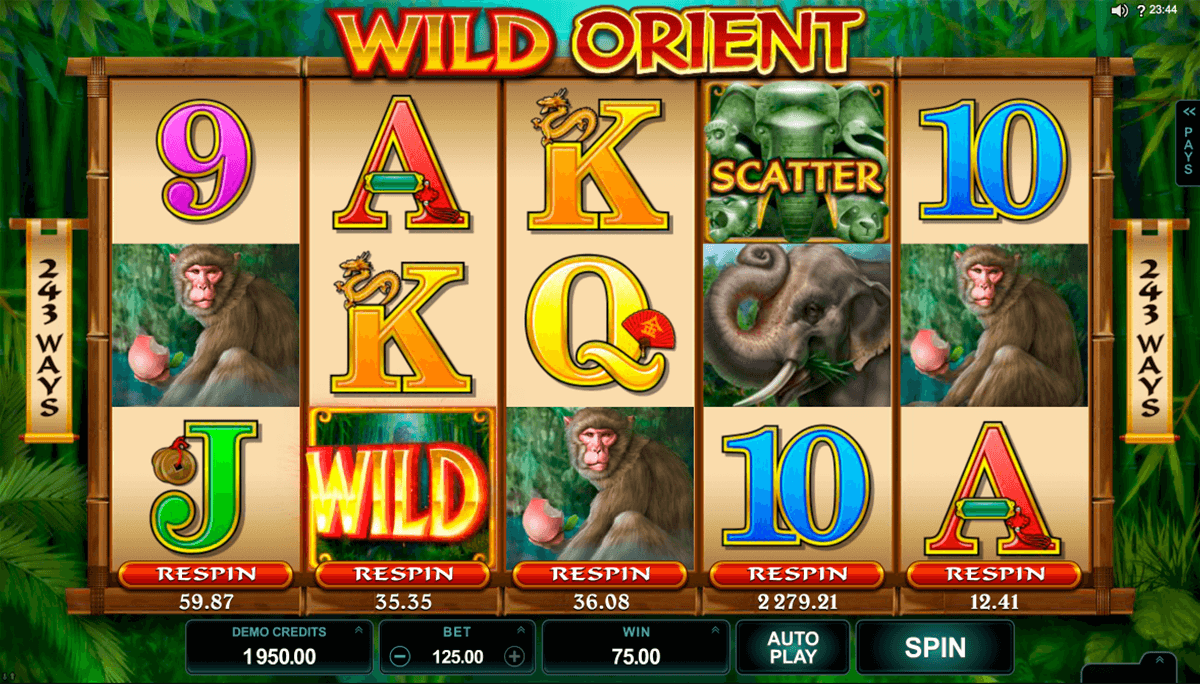 wild orient microgaming slot machine 