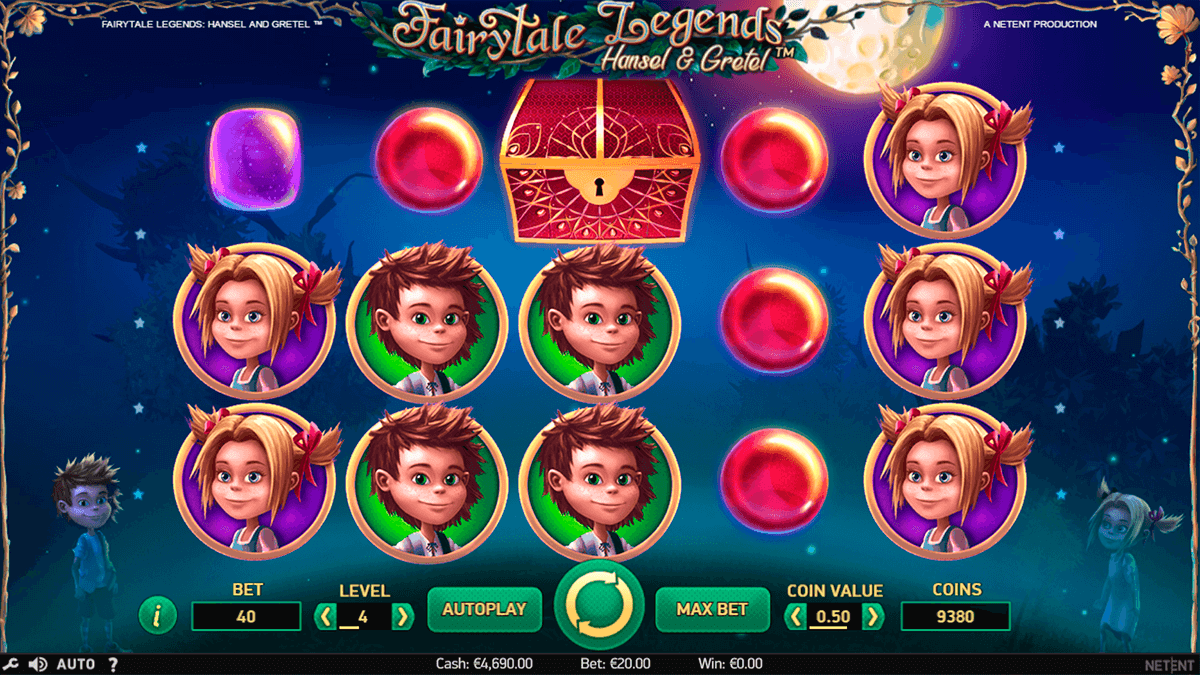 fairytale legends hansel and gretel netent slot machine 
